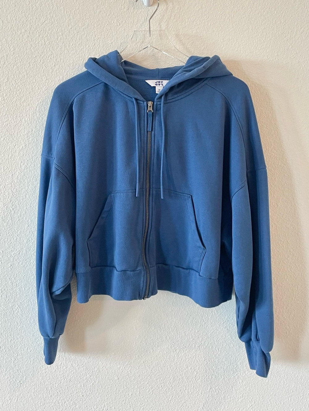 JoyLab Fleece Full-Zip
Hooded Sweatshirt Sapphire Blue M